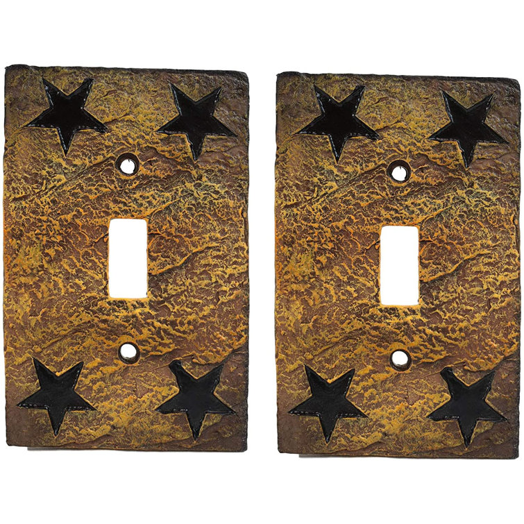 Ebros Gift Ebros Set Of 2 Novelty Rustic Country Western Stars Cowboy